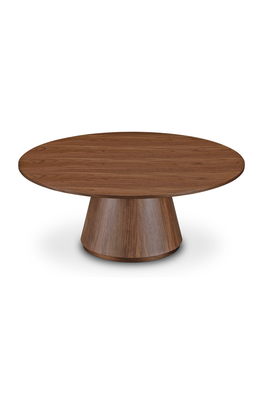 Modern European furniture - Round Oak Veneer Coffee Table - www.oroa.com