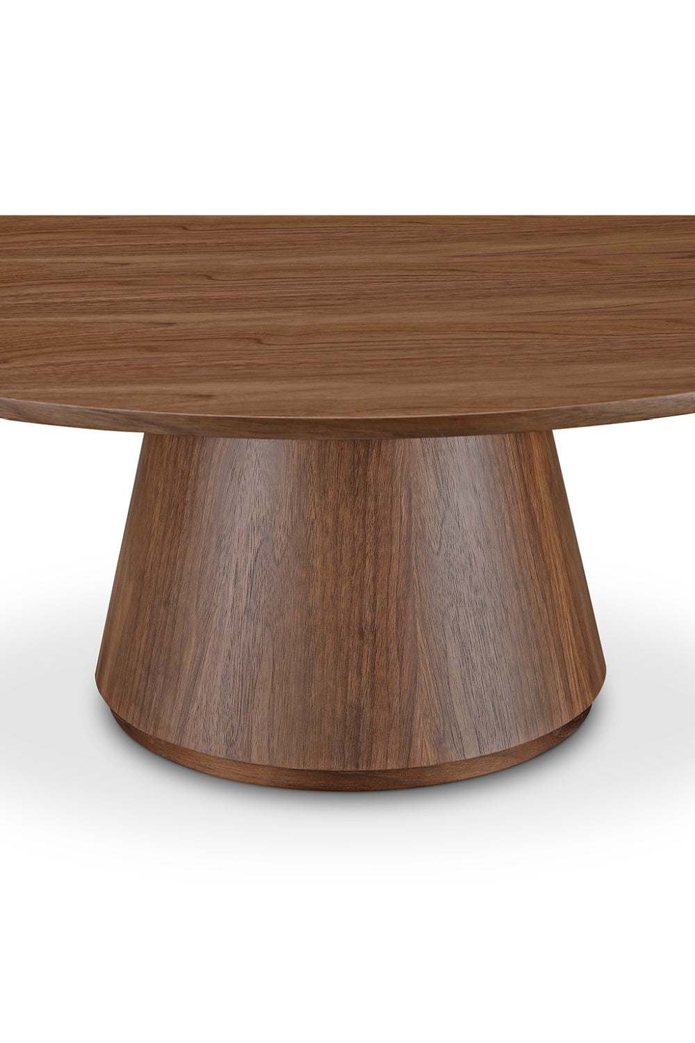 Modern European furniture - Round Oak Veneer Coffee Table - www.oroa.com