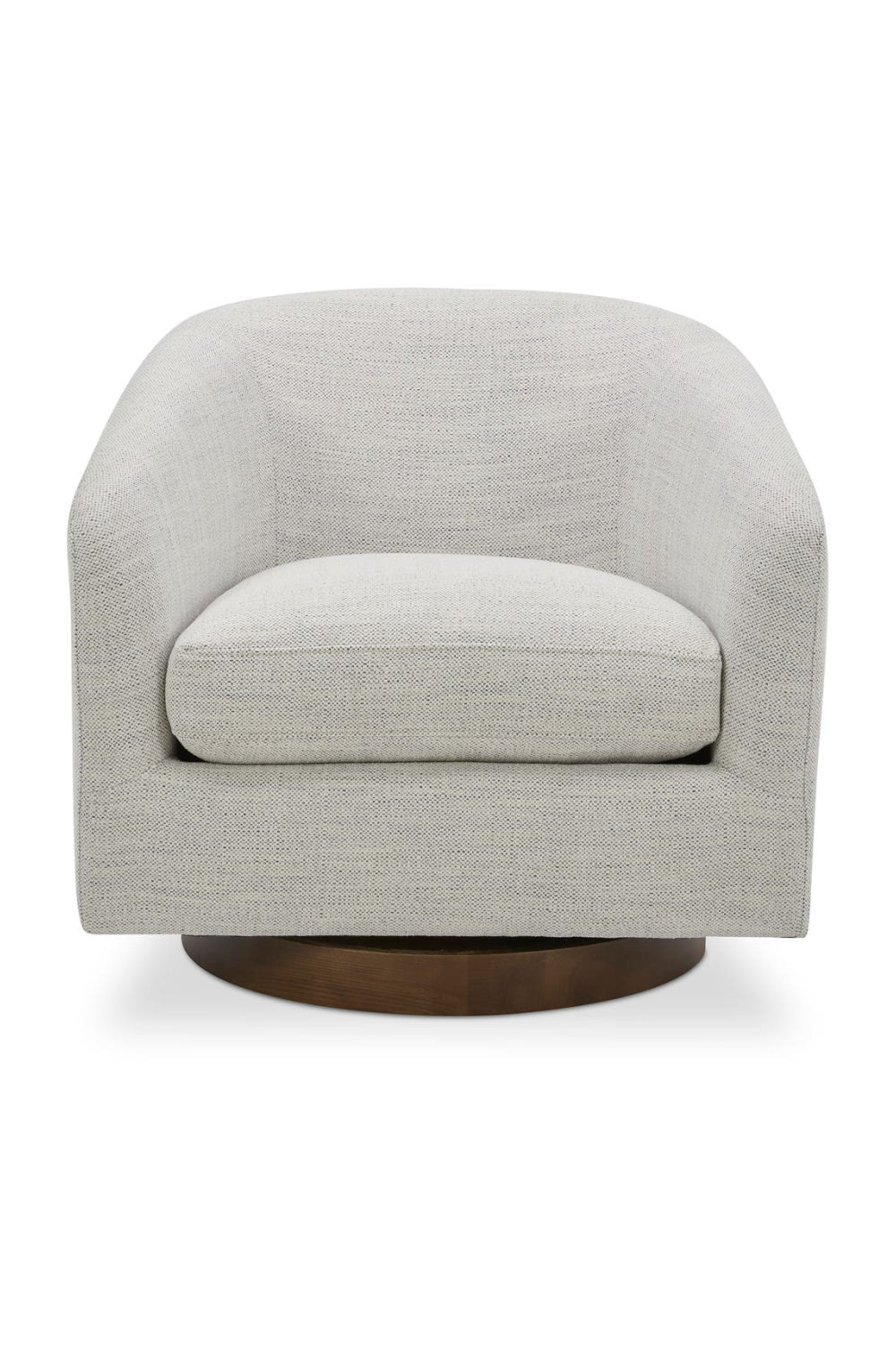 Modern European furniture - Curved Swivel Accent Chair - www.oroa.com