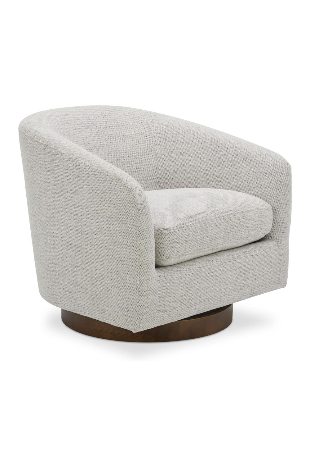 Modern European furniture - Curved Swivel Accent Chair - www.oroa.com