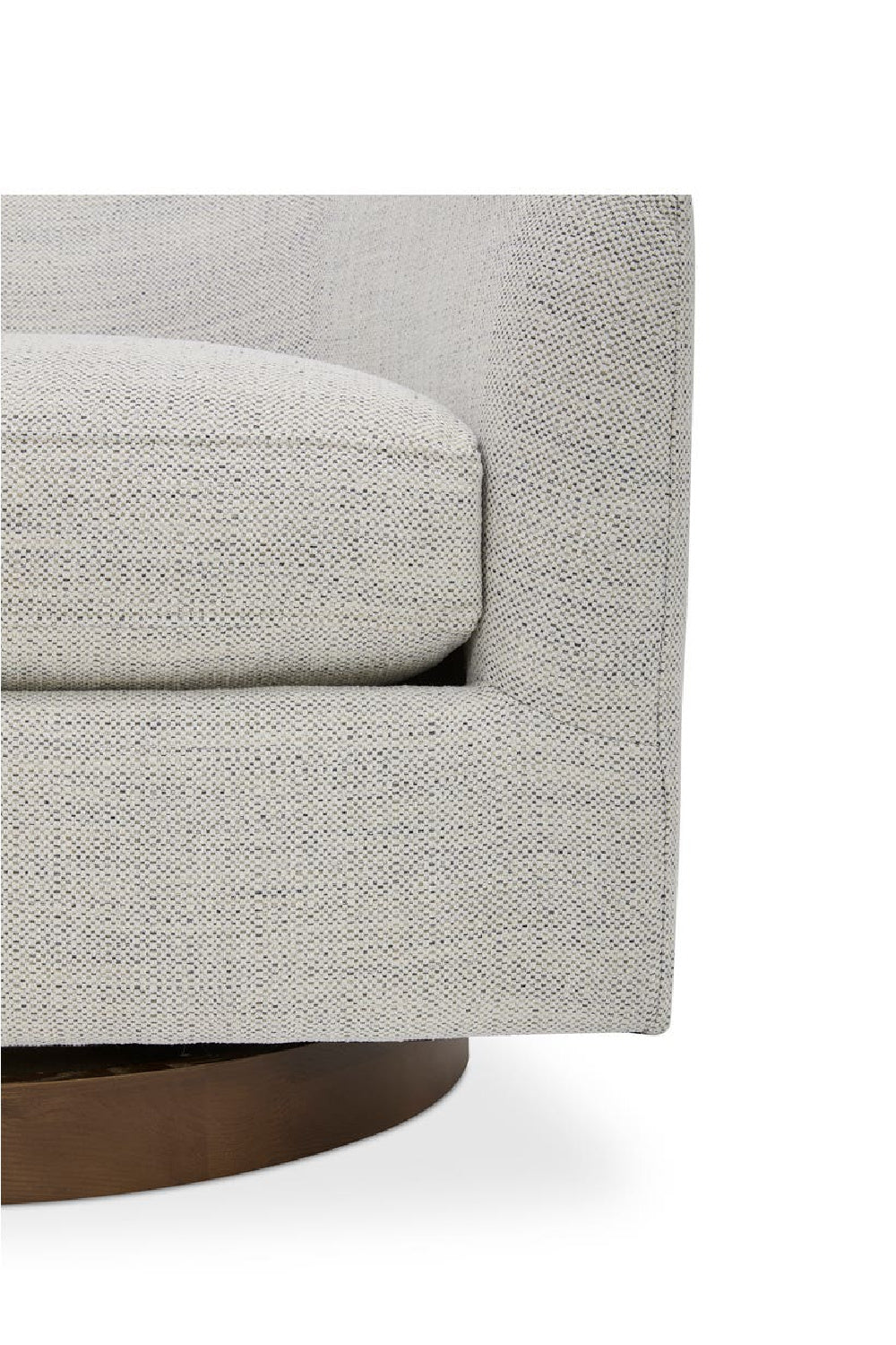 Modern European furniture - Curved Swivel Accent Chair - www.oroa.com