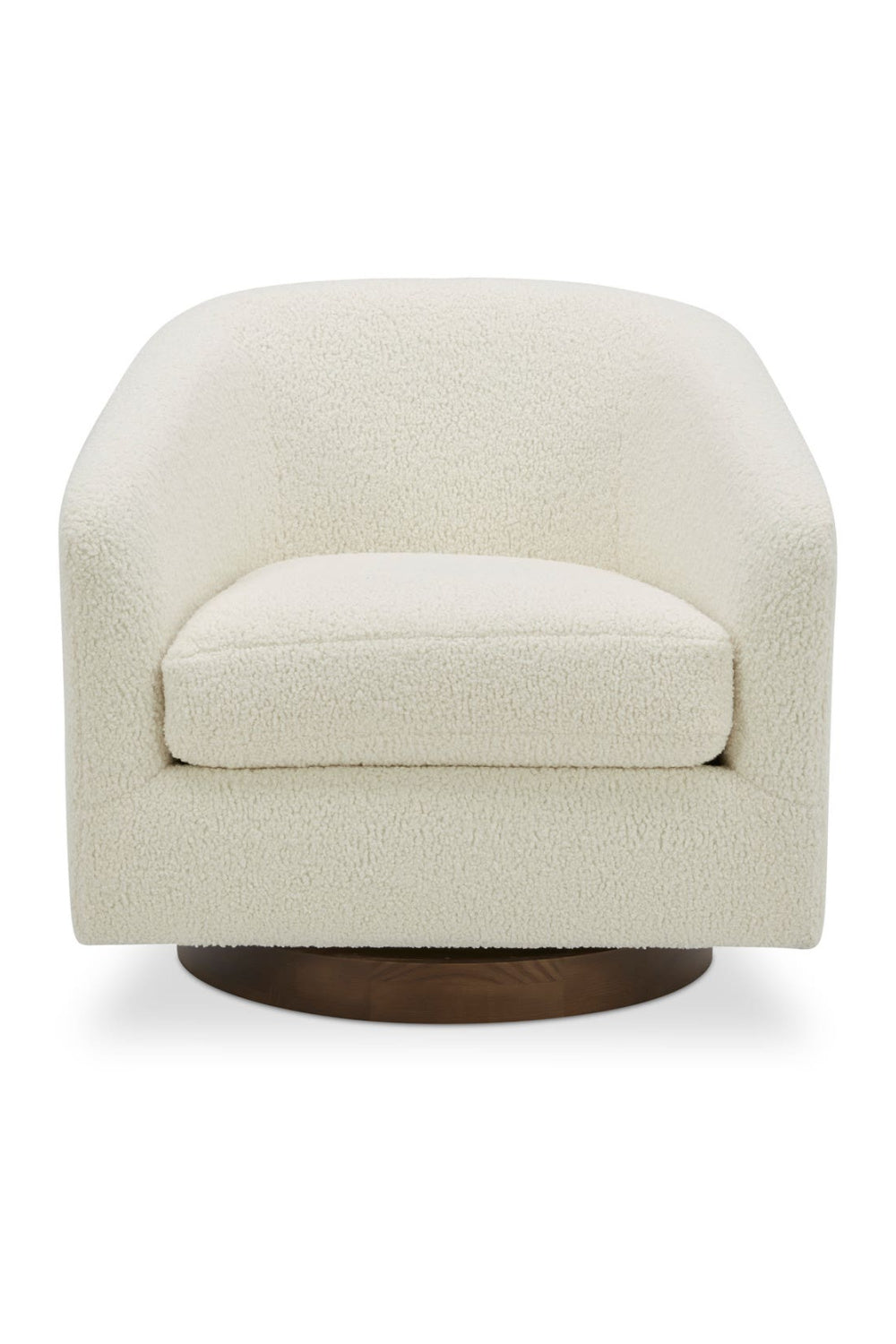Curved Swivel Accent Chair | Novi Living Oscy | Oroa.com