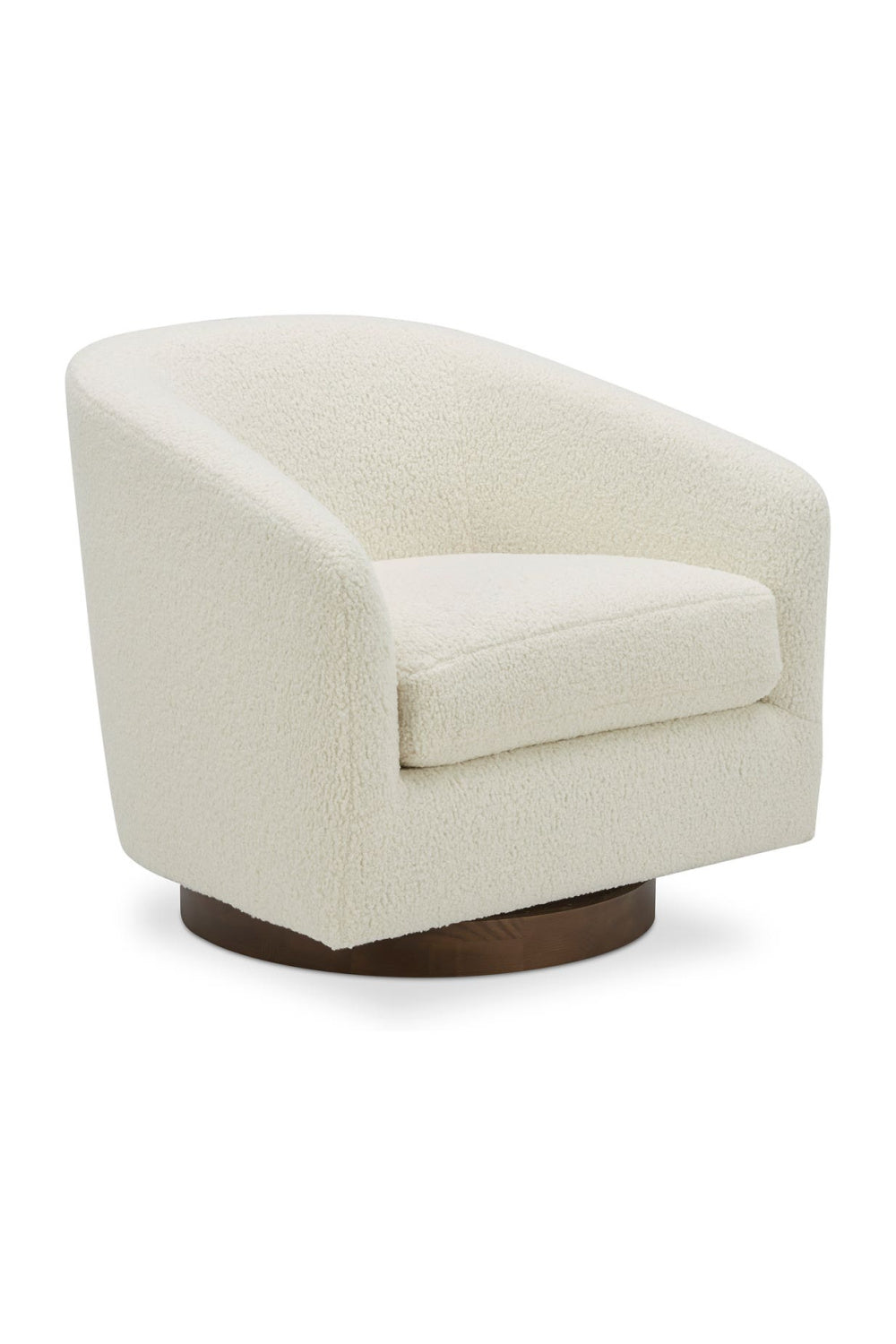 Modern European furniture - Curved Swivel Accent Chair - www.oroa.com