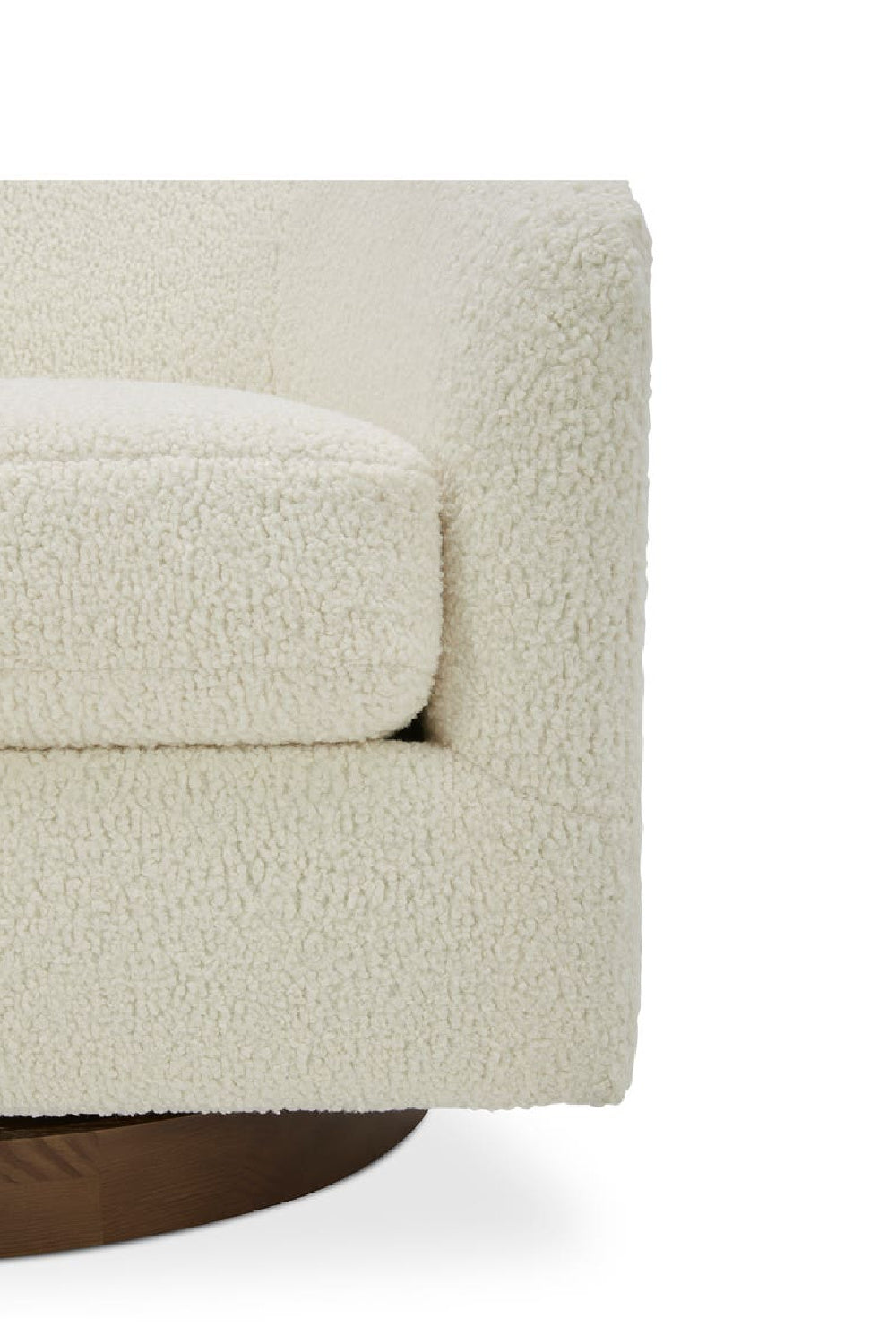 Modern European furniture - Curved Swivel Accent Chair - www.oroa.com