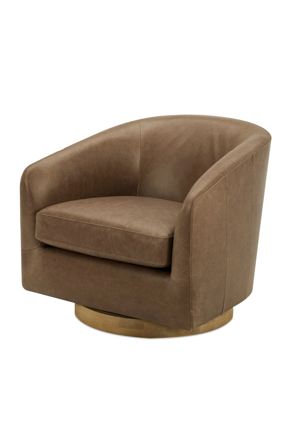 Modern European furniture - Curved Swivel Accent Chair - www.oroa.com