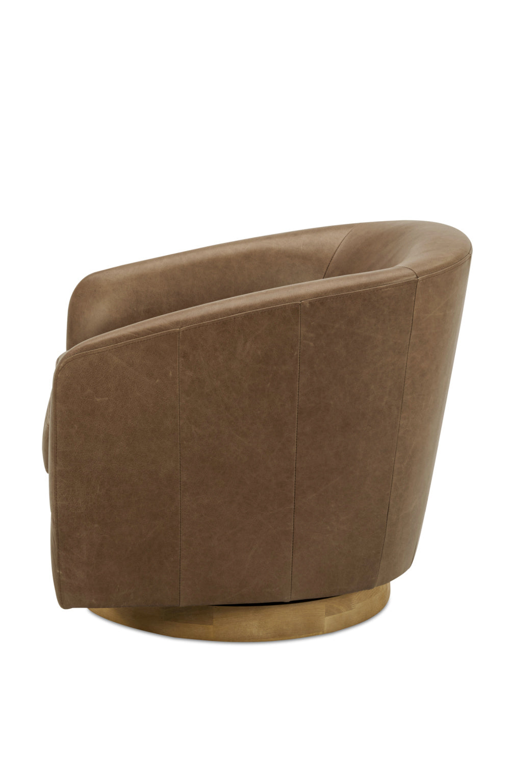 Modern European furniture - Curved Swivel Accent Chair - www.oroa.com