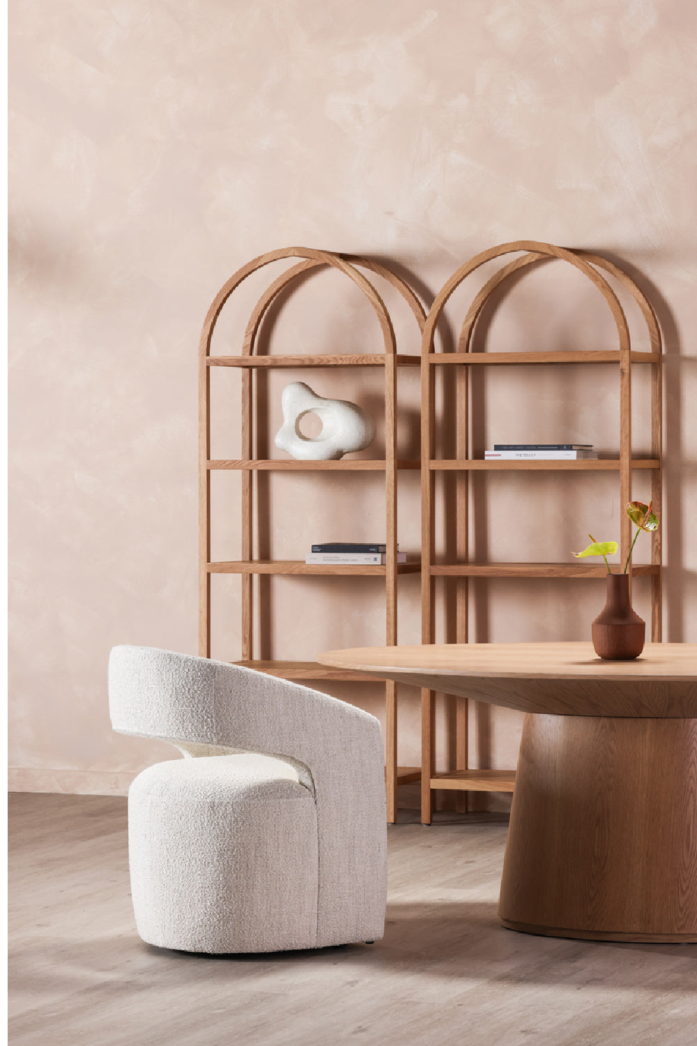 Split-Back Rolling Dining Chair | Novi Living Barrow | Oroa.com