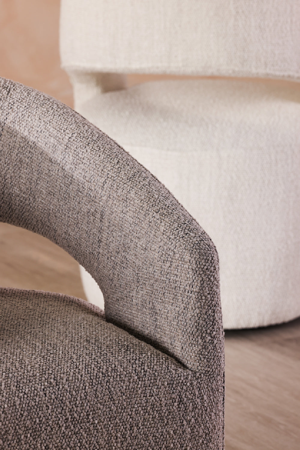 Modern European furniture - Split-Back Rolling Dining Chair - www.oroa.com