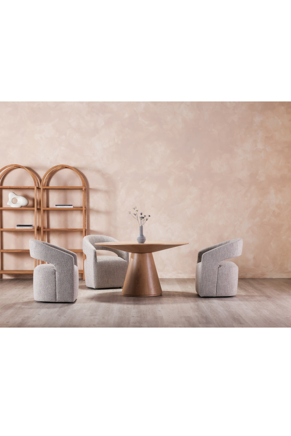 Modern European furniture - Split-Back Rolling Dining Chair - www.oroa.com