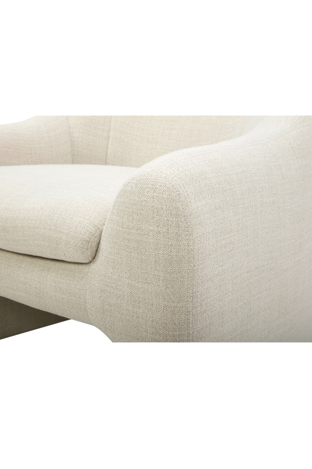 Sloped-Arm Lounge Chair | Novi Living Kenzie | Oroa.com