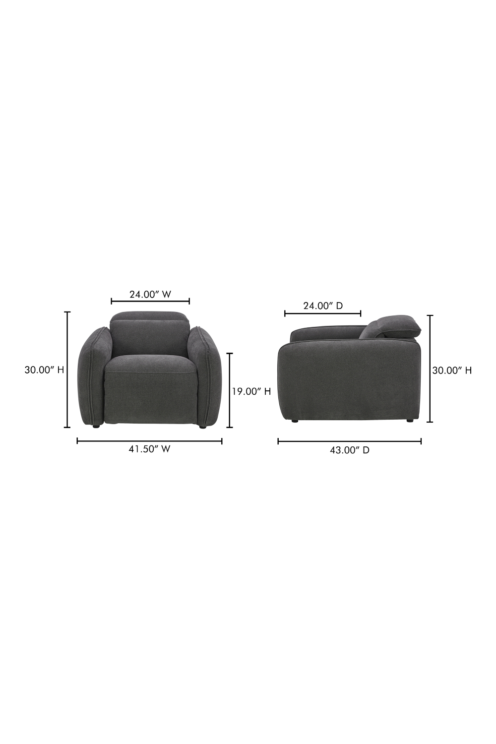 Modern European furniture - Power Recliner Lounge Chair - www.oroa.com