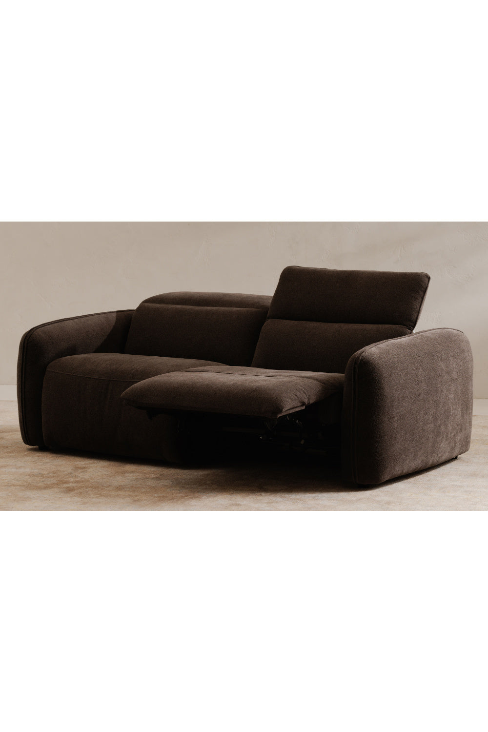 Modern European furniture - Gray Power Recliner Sofa - www.oroa.com