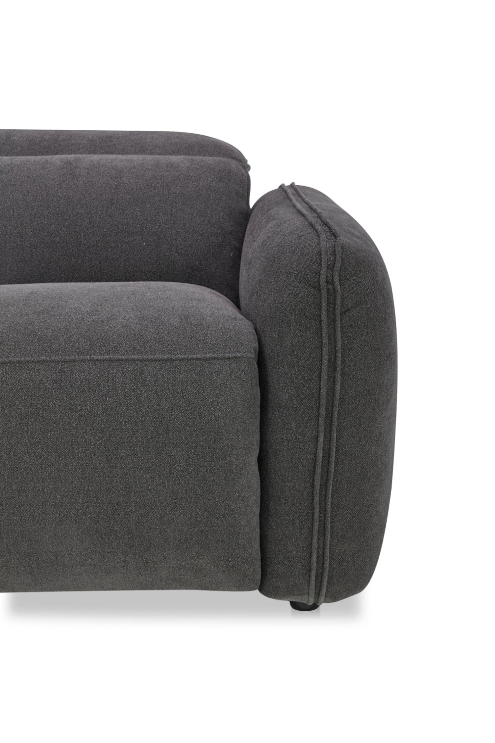 Modern European furniture - Gray Power Recliner Sofa - www.oroa.com