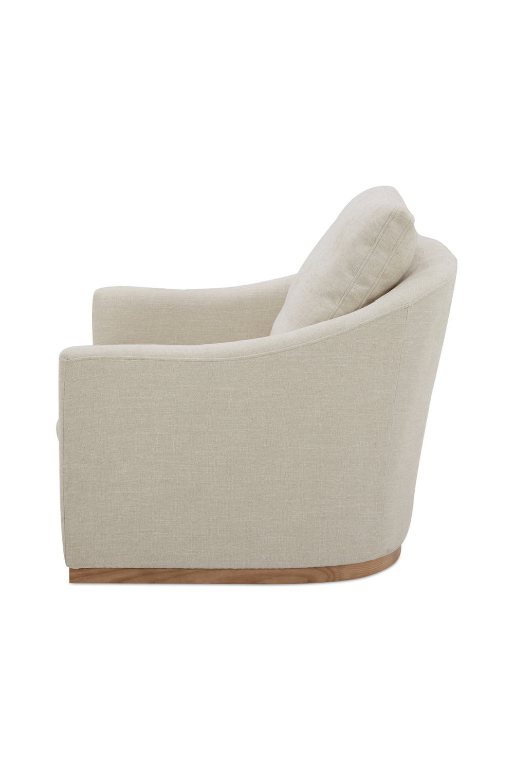 Modern European furniture - Barrel Back Swivel Lounge Chair - www.oroa.com