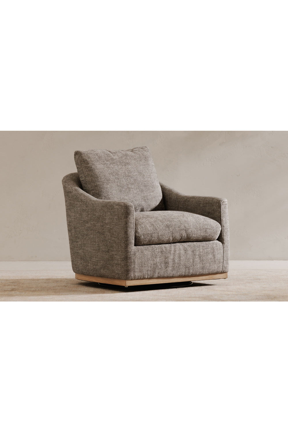 Modern European furniture - Barrel Back Swivel Lounge Chair - www.oroa.com
