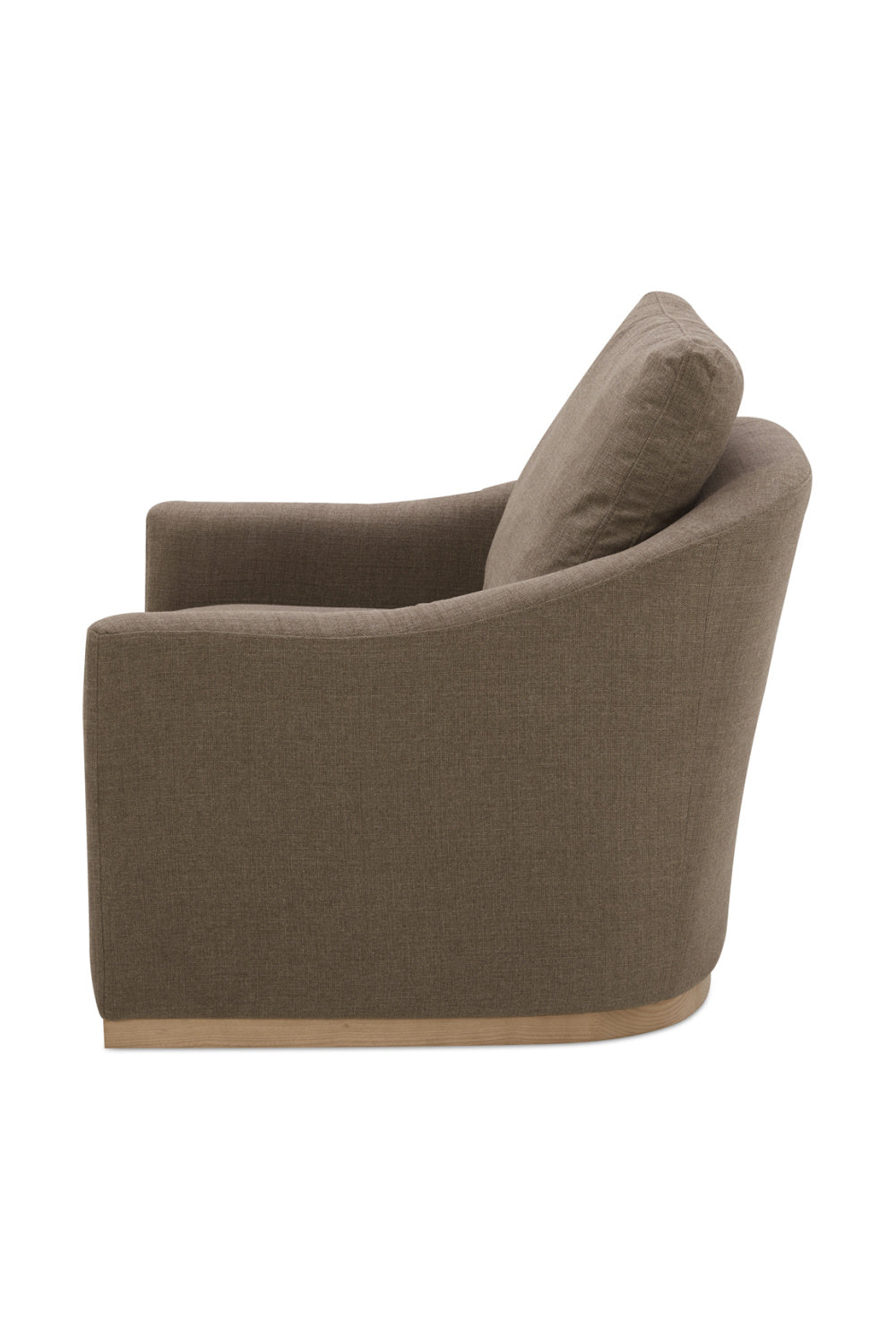 Modern European furniture - Barrel Back Swivel Lounge Chair - www.oroa.com