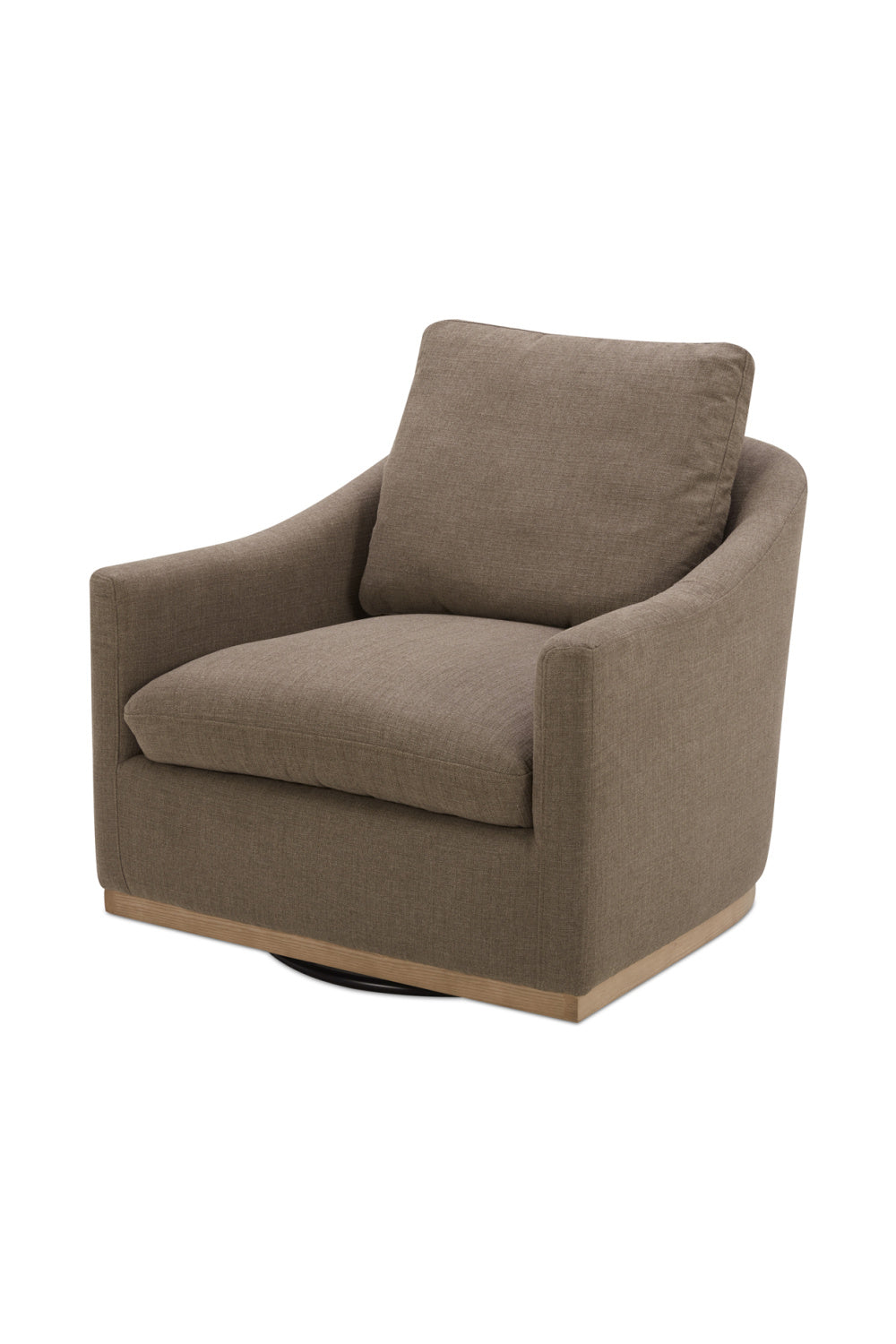 Modern European furniture - Barrel Back Swivel Lounge Chair - www.oroa.com
