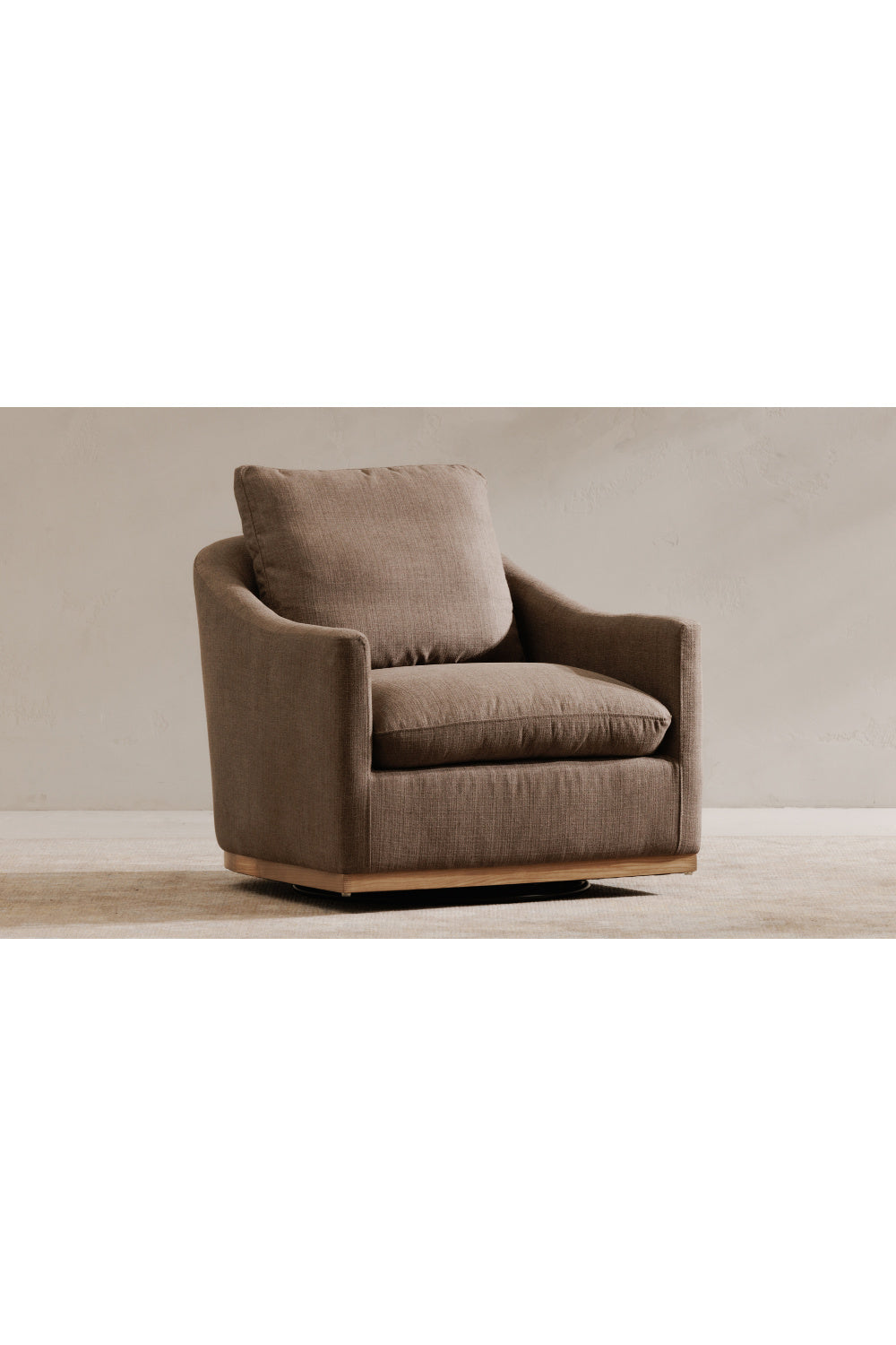 Modern European furniture - Barrel Back Swivel Lounge Chair - www.oroa.com