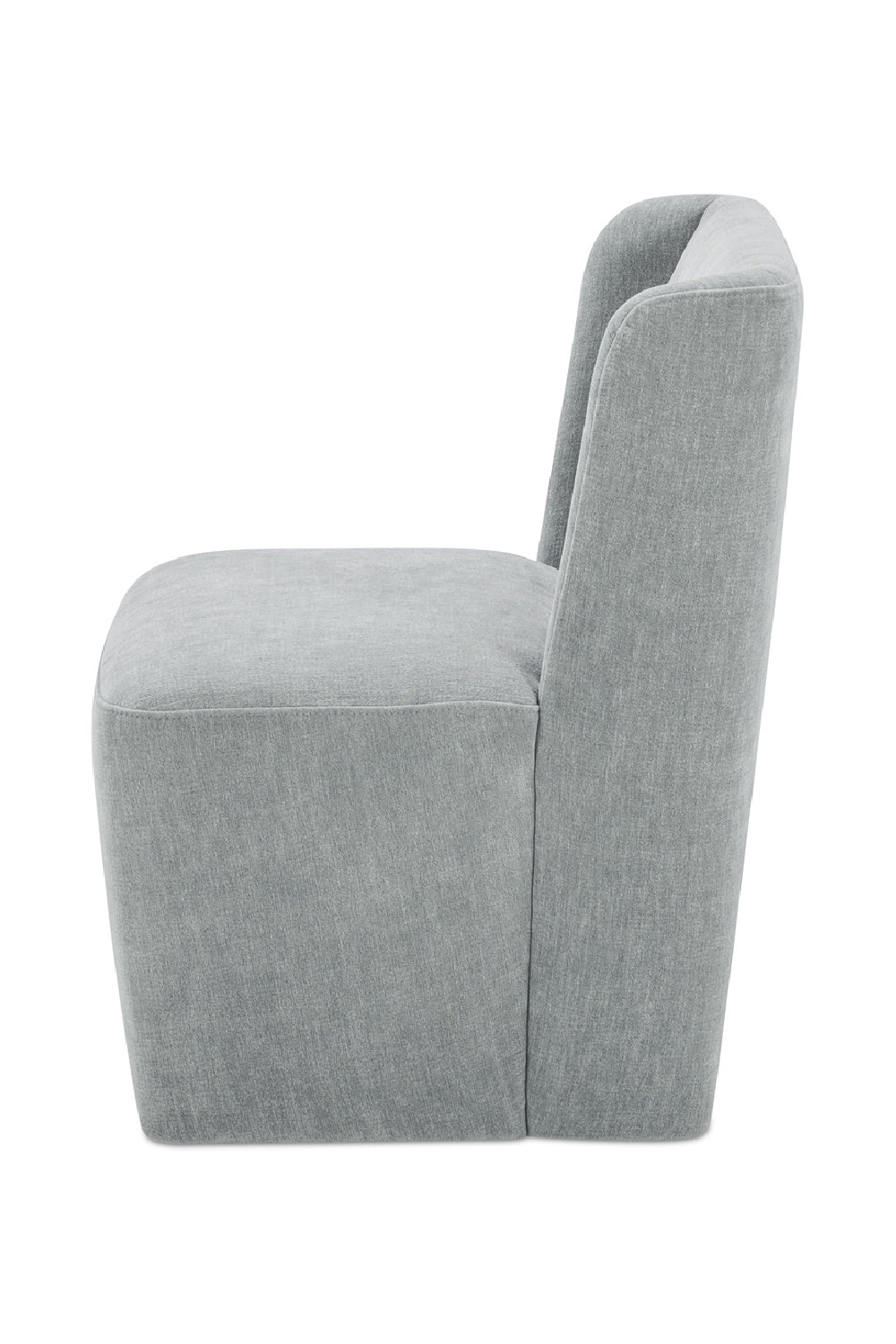 Modern European furniture - Upholstered Rolling Dining Chair - www.oroa.com