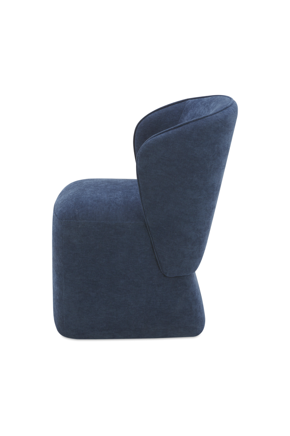 Modern European furniture - Curved Back Rolling Dining Chair - www.oroa.com