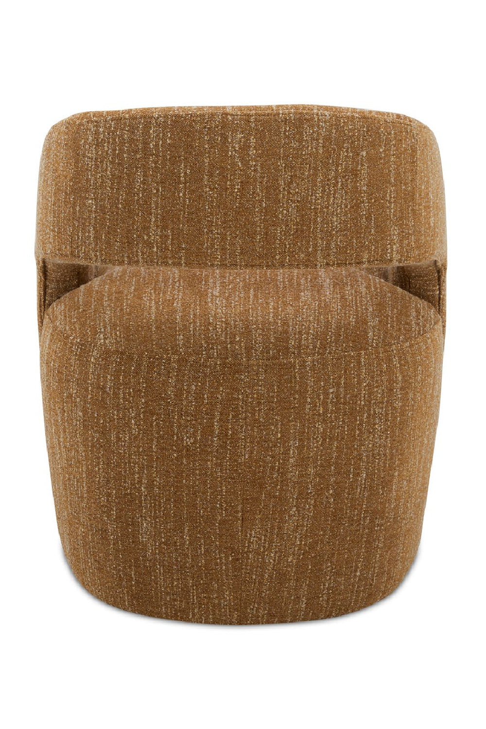 Modern European furniture - Brown Open-Back Rolling Dining Chair - www.oroa.com