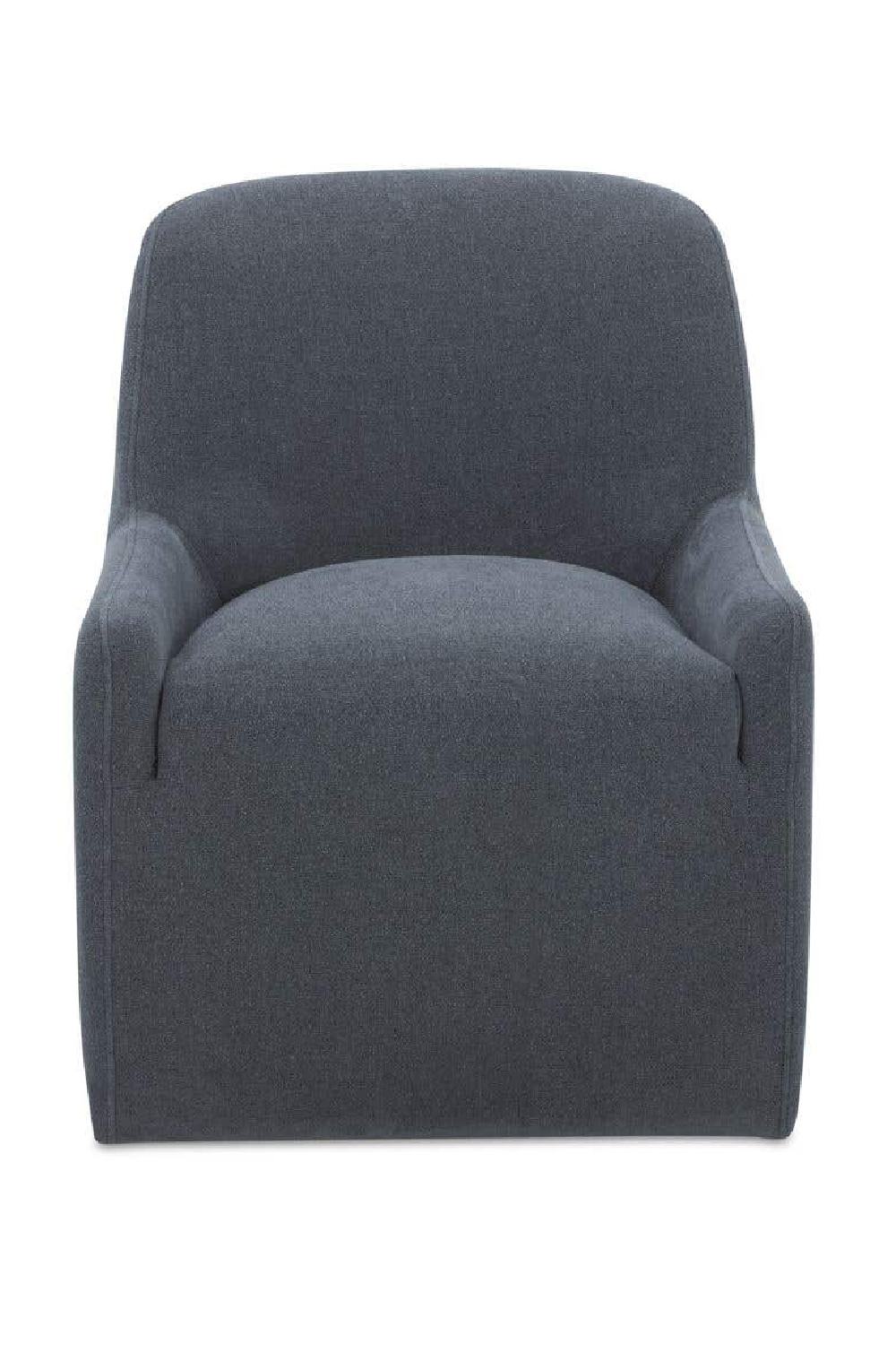 Modern European furniture - Upholstered Rolling Dining Chair - www.oroa.com