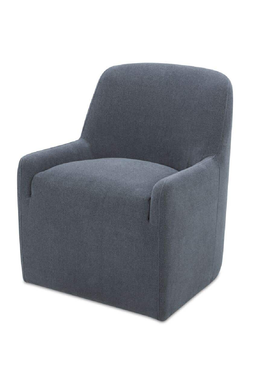 Modern European furniture - Upholstered Rolling Dining Chair - www.oroa.com
