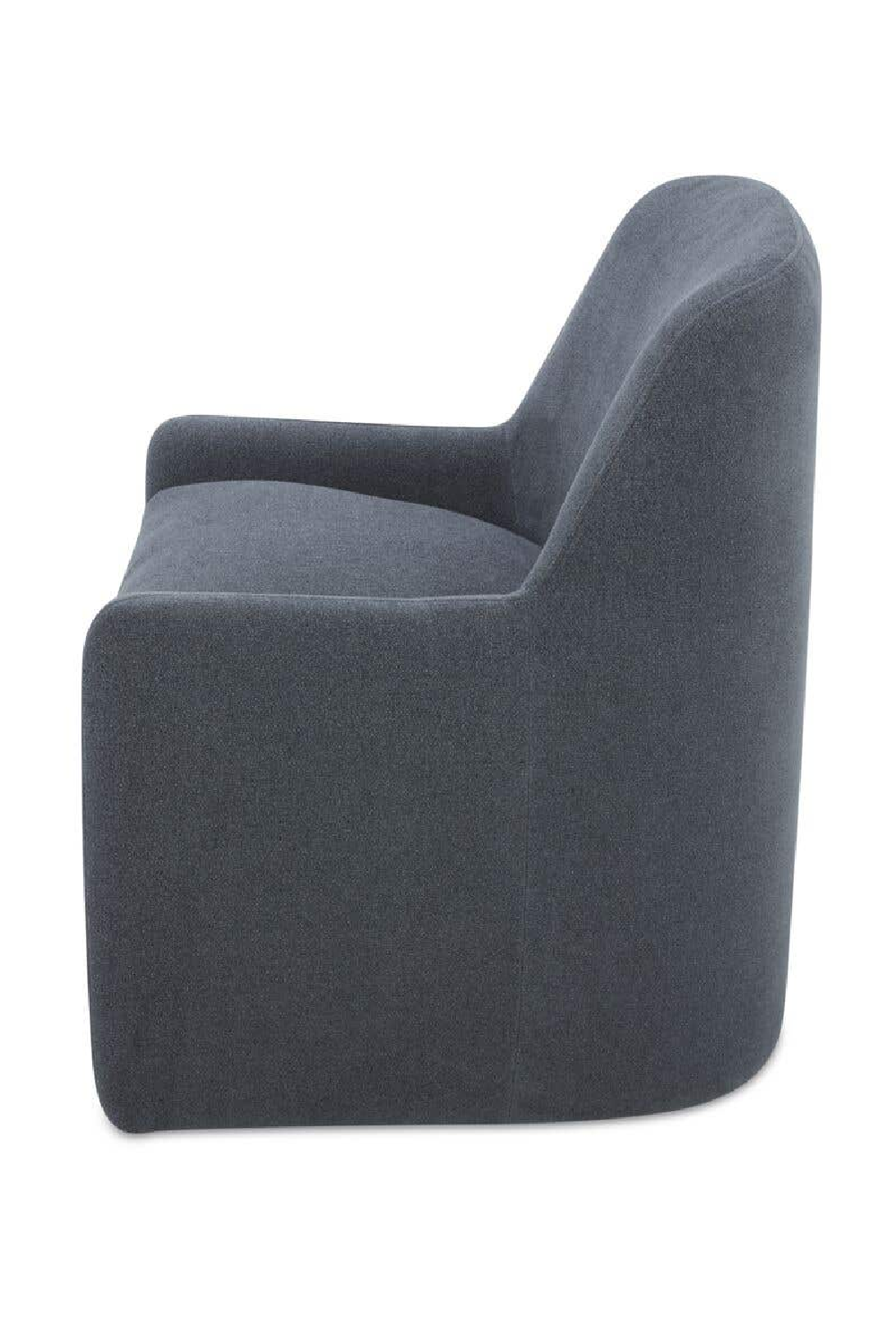 Modern European furniture - Upholstered Rolling Dining Chair - www.oroa.com