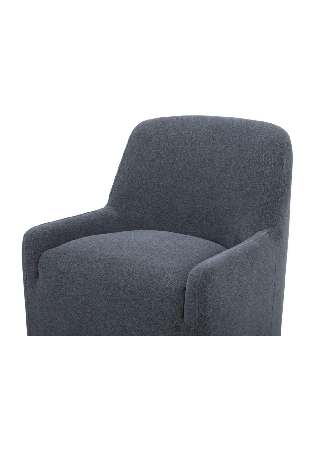 Modern European furniture - Upholstered Rolling Dining Chair - www.oroa.com