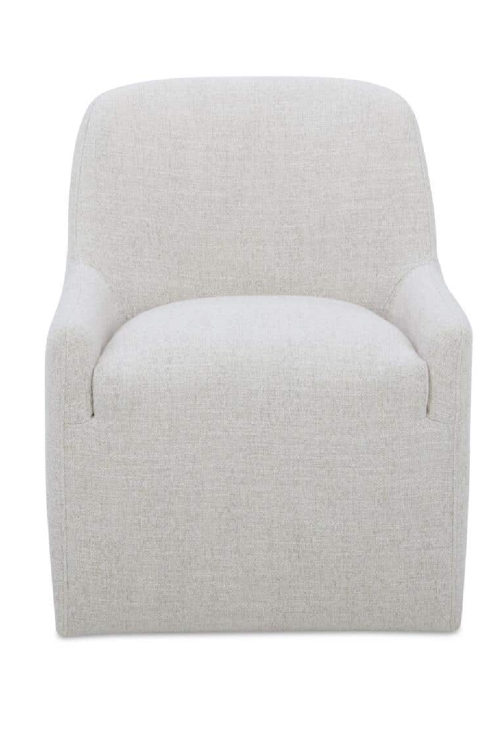 Modern European furniture - Upholstered Rolling Dining Chair - www.oroa.com