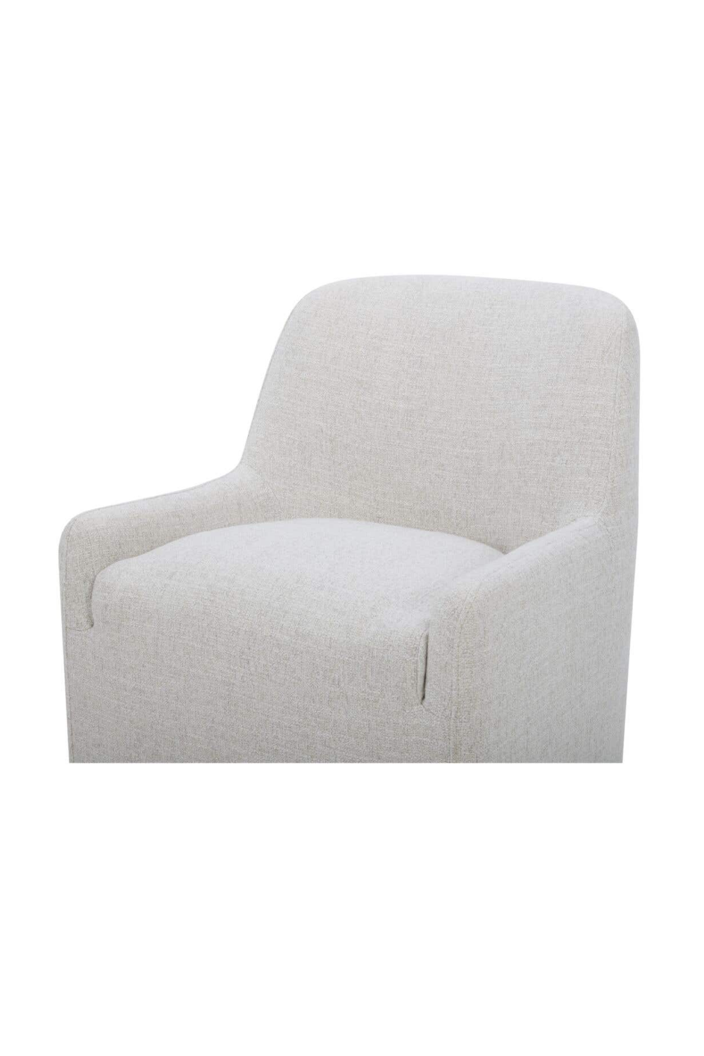 Modern European furniture - Upholstered Rolling Dining Chair - www.oroa.com