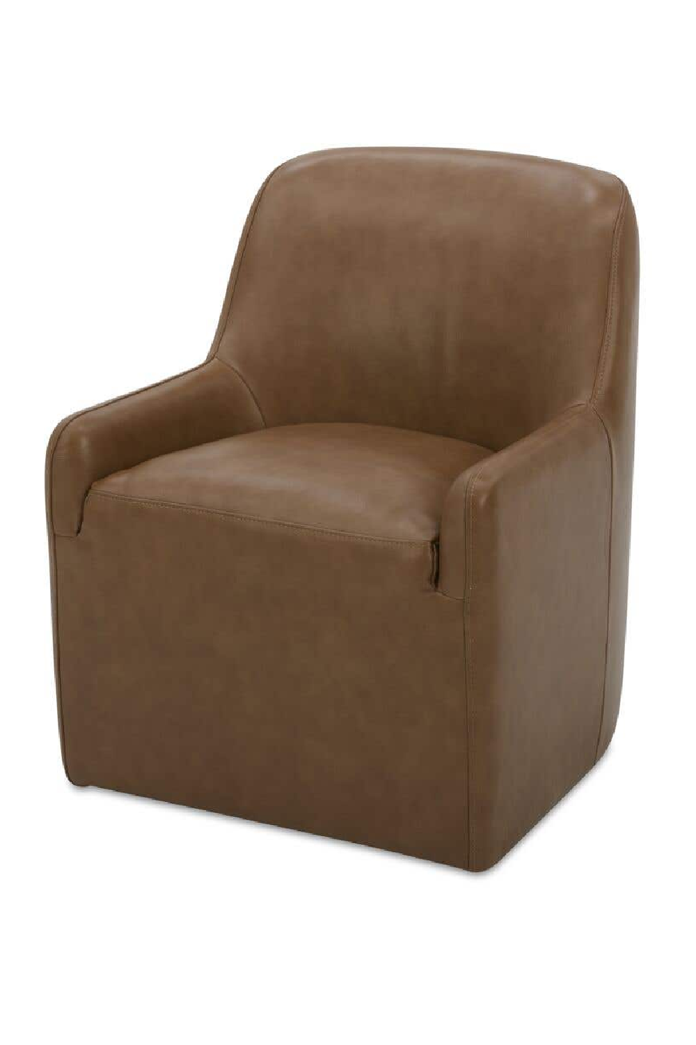 Modern European furniture - Upholstered Rolling Dining Chair - www.oroa.com