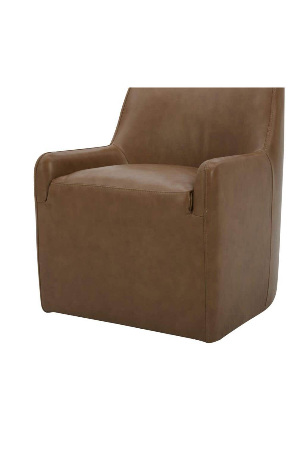 Modern European furniture - Upholstered Rolling Dining Chair - www.oroa.com