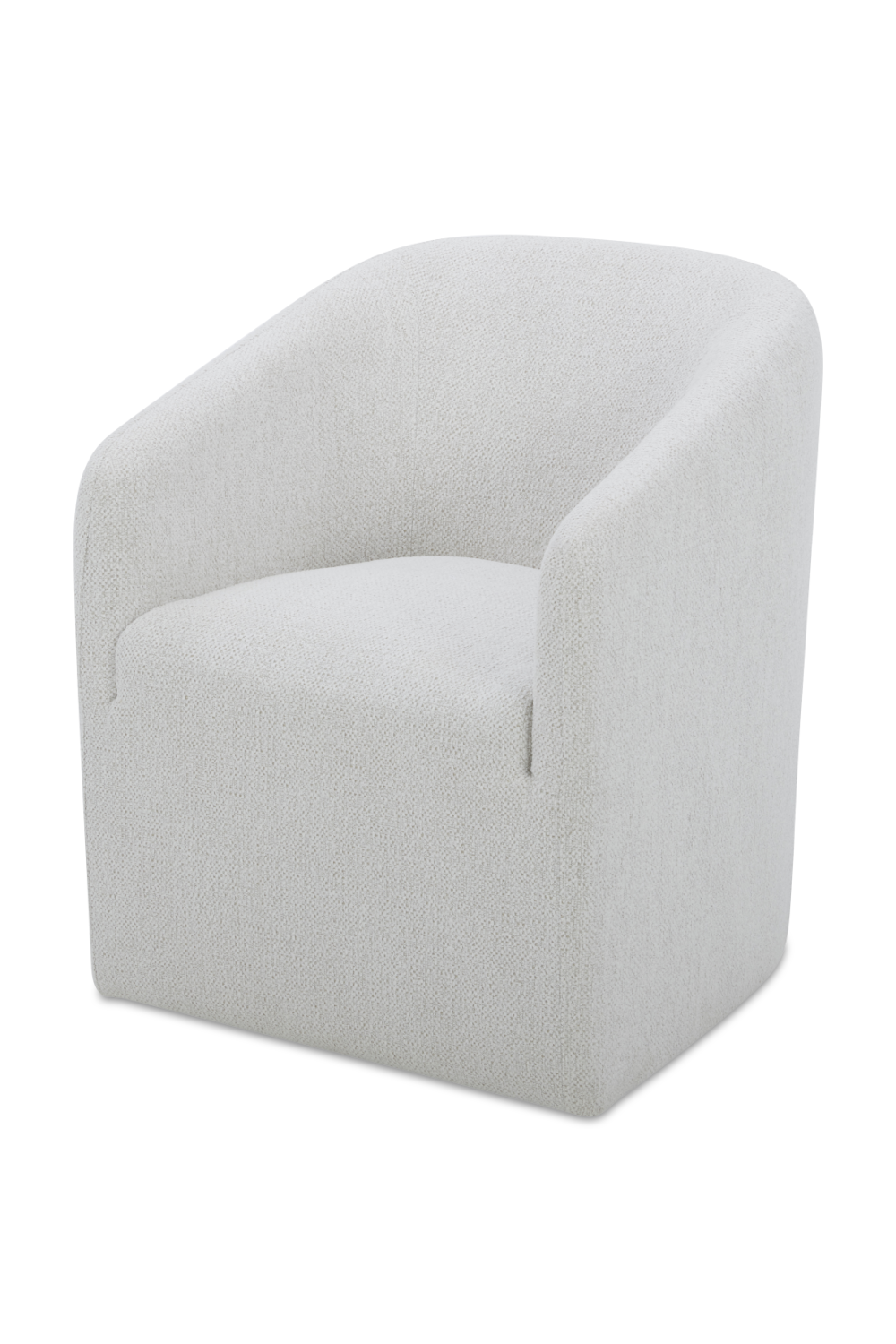 Modern European furniture - Upholstered Rolling Dining Chair - www.oroa.com