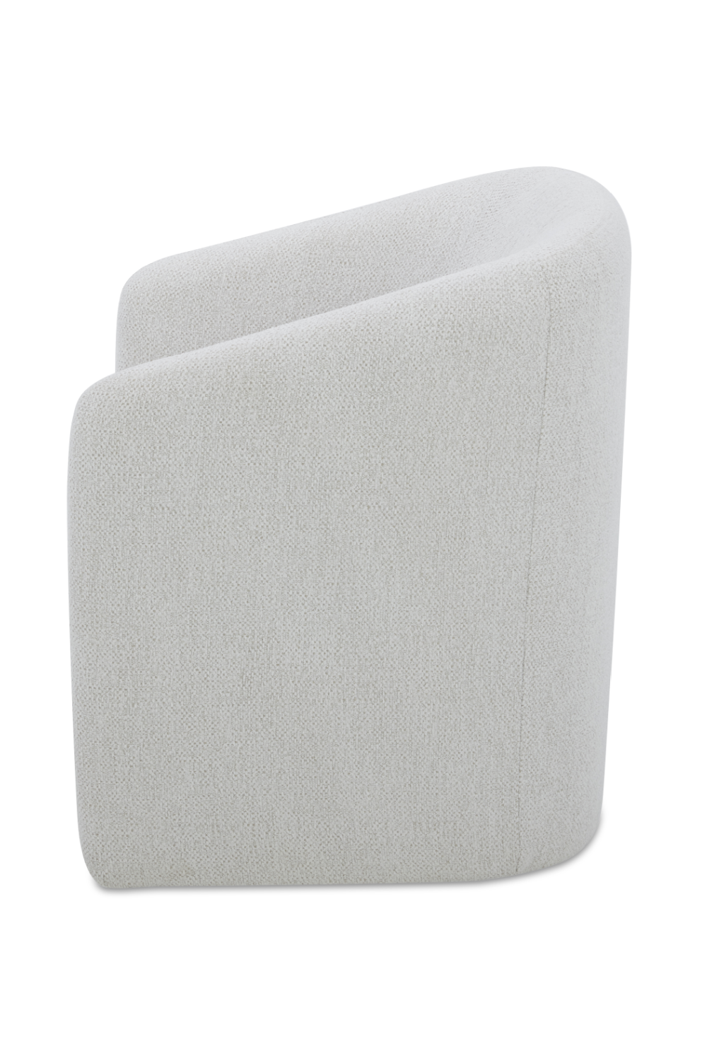 Modern European furniture - Upholstered Rolling Dining Chair - www.oroa.com