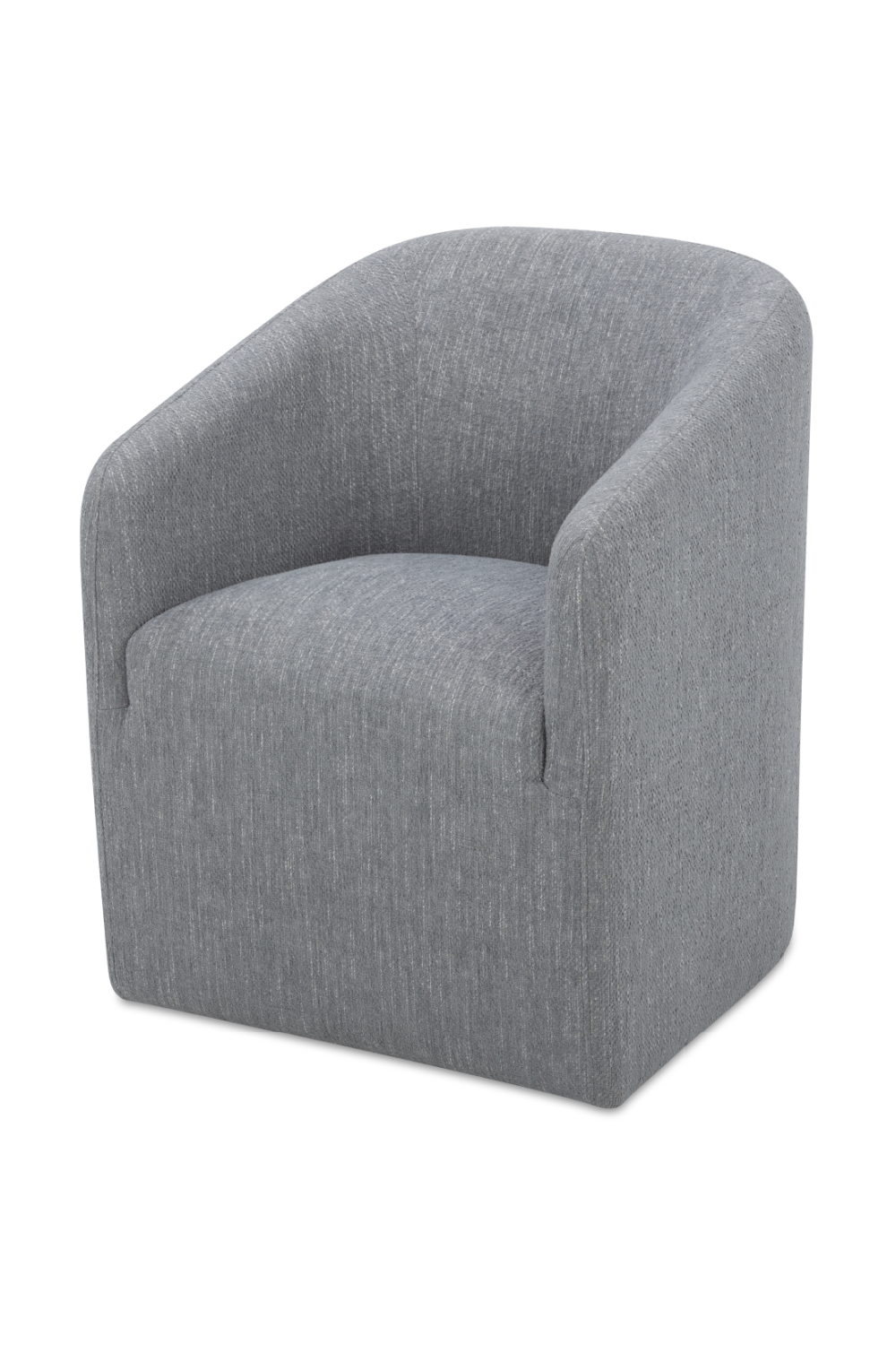 Modern European furniture - Upholstered Rolling Dining Chair - www.oroa.com