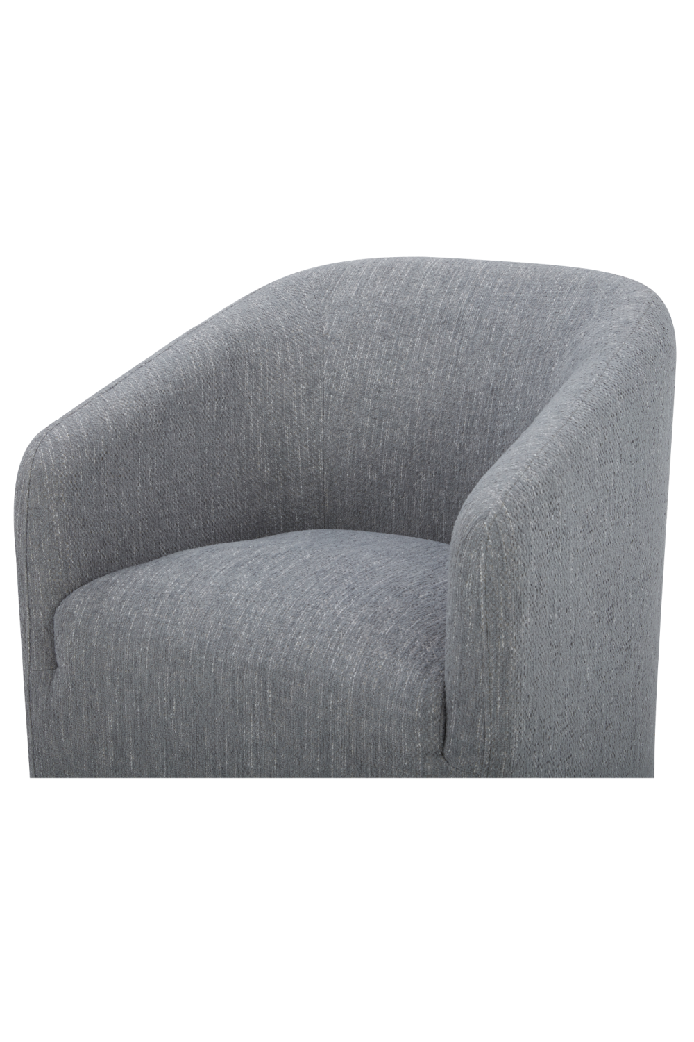 Modern European furniture - Upholstered Rolling Dining Chair - www.oroa.com