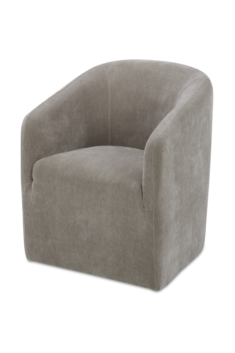 Modern European furniture - Upholstered Rolling Dining Chair - www.oroa.com