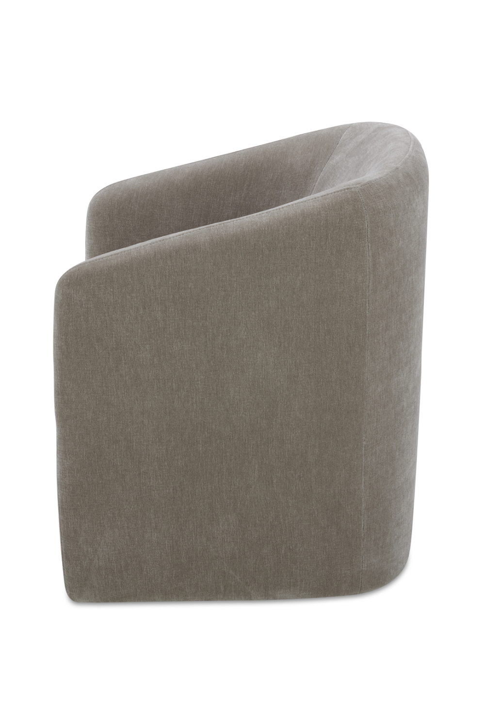Modern European furniture - Upholstered Rolling Dining Chair - www.oroa.com