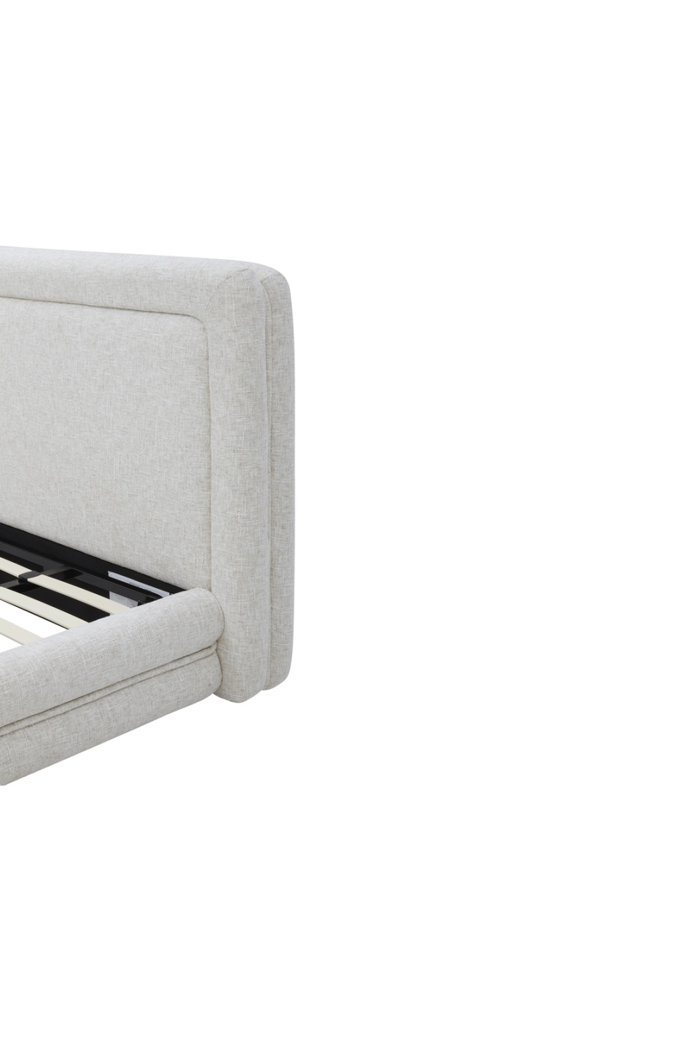 Modern European furniture - White Tufted Bed - www.oroa.com