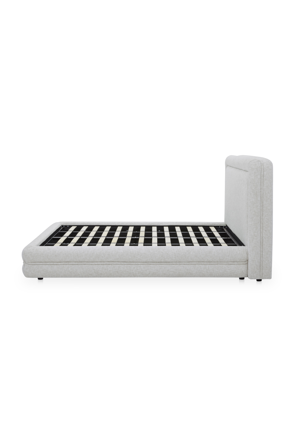 Modern European furniture - White Tufted Bed - www.oroa.com