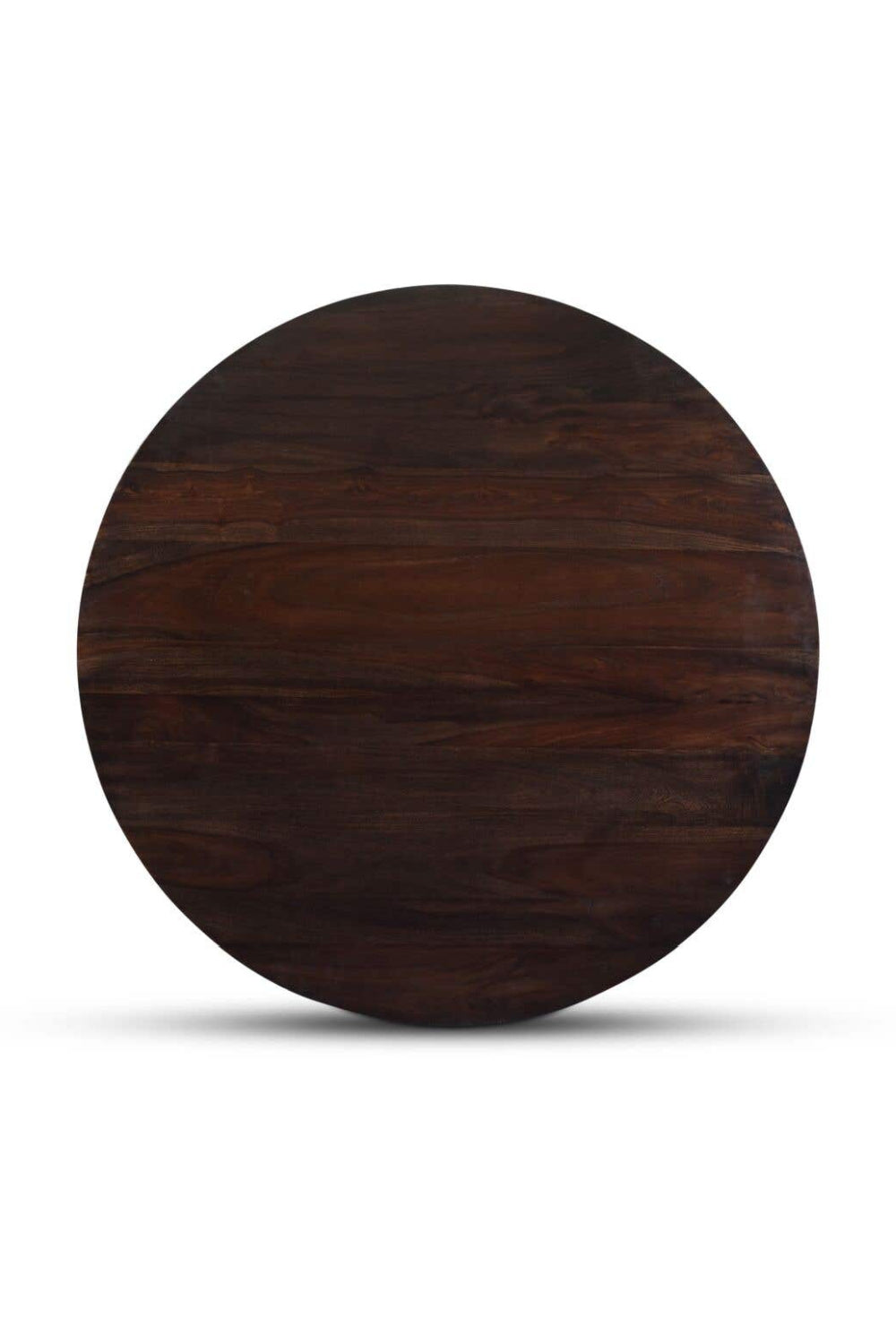 Brown Sheesham Round Dining Table | Novi Living Myron