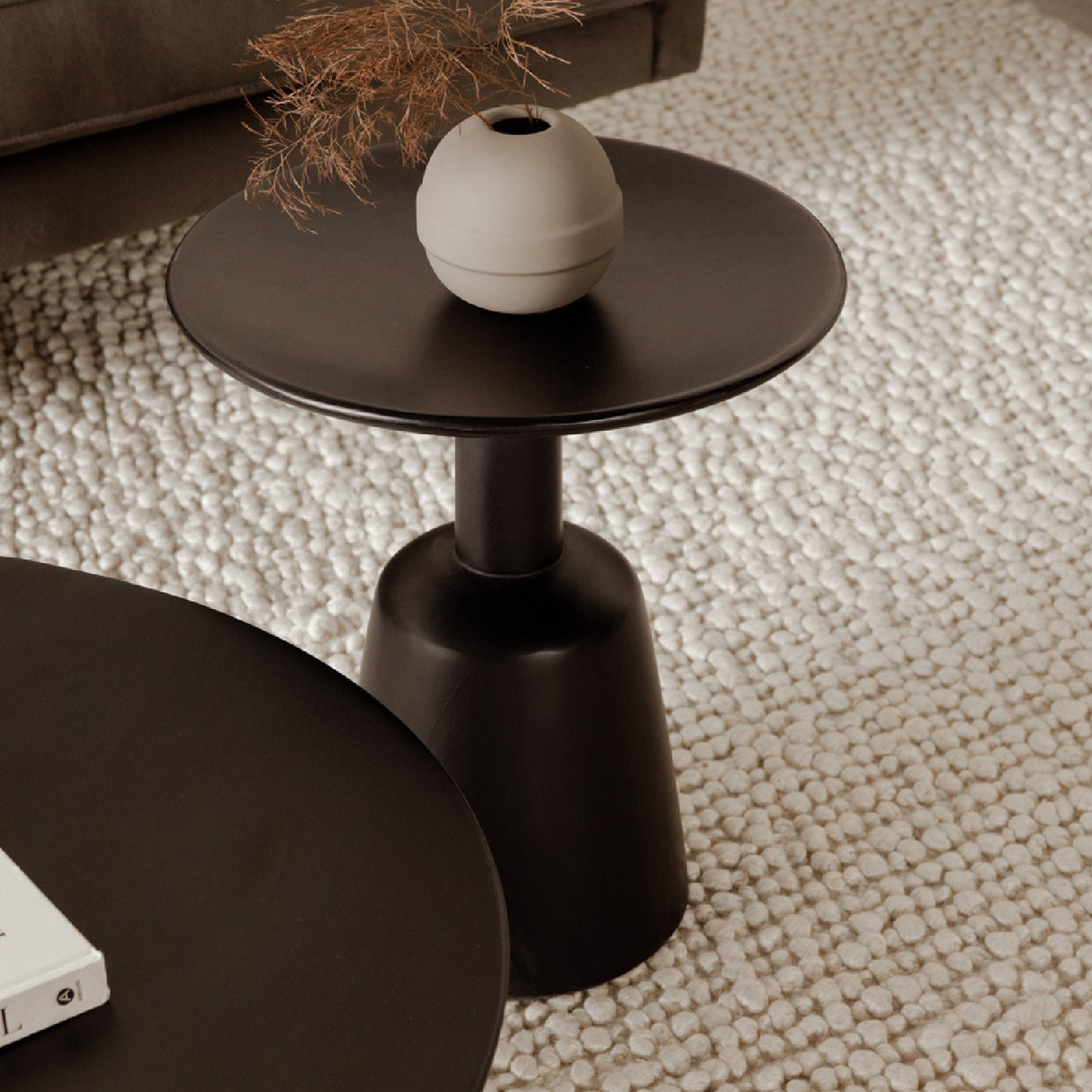 Modern European furniture - Round Wooden End Table - www.oroa.com