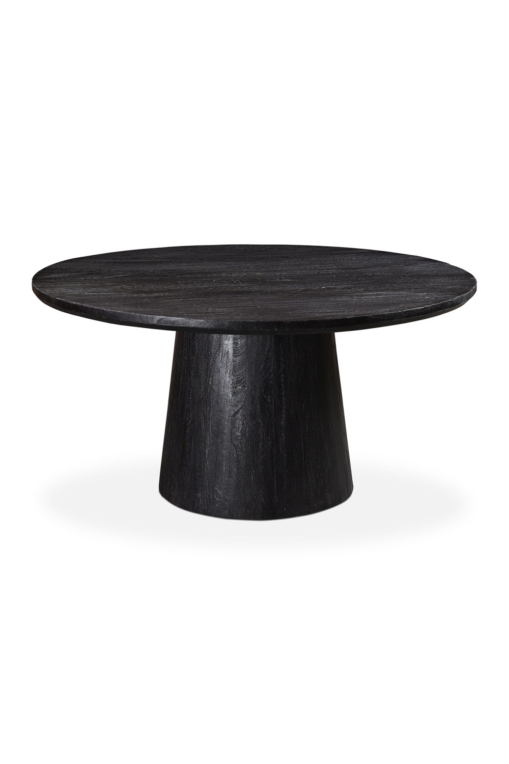 Modern European furniture - Black Mango Wood Dining Table - www.oroa.com