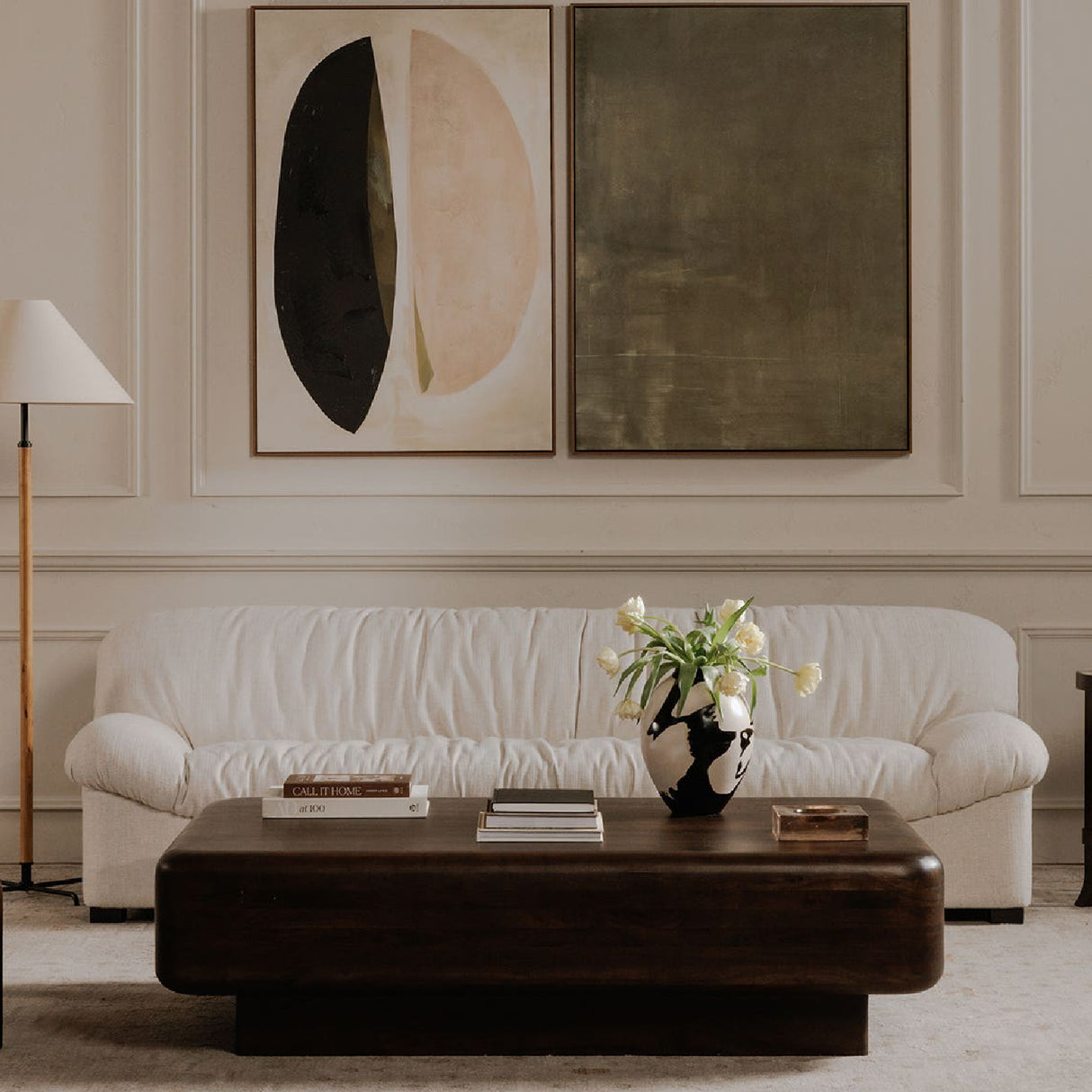 Modern European furniture - Brown Acacia Coffee Table - www.oroa.com