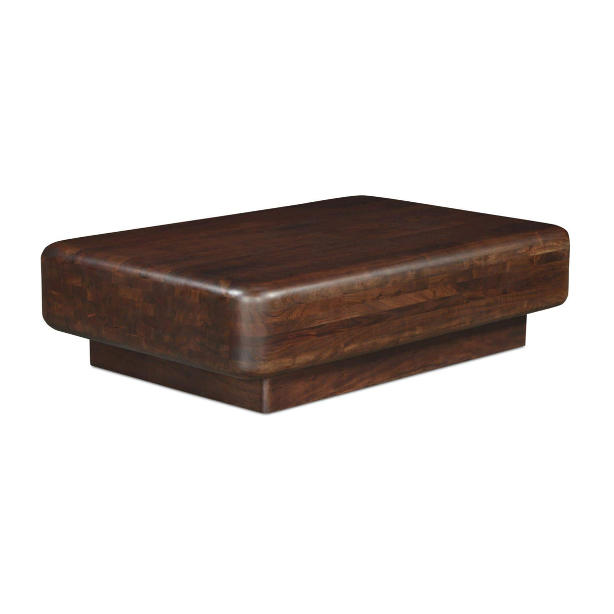 Modern European furniture - Brown Acacia Coffee Table - www.oroa.com