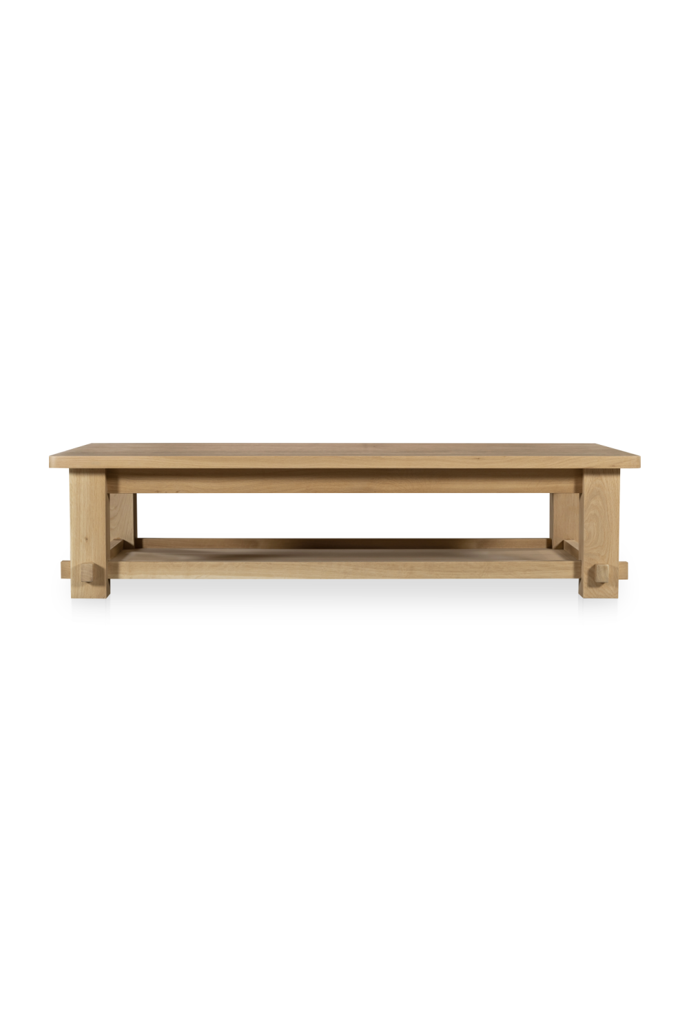 Natural Solid Oak Coffee Table | Novi Living Morey | Oroa.com
