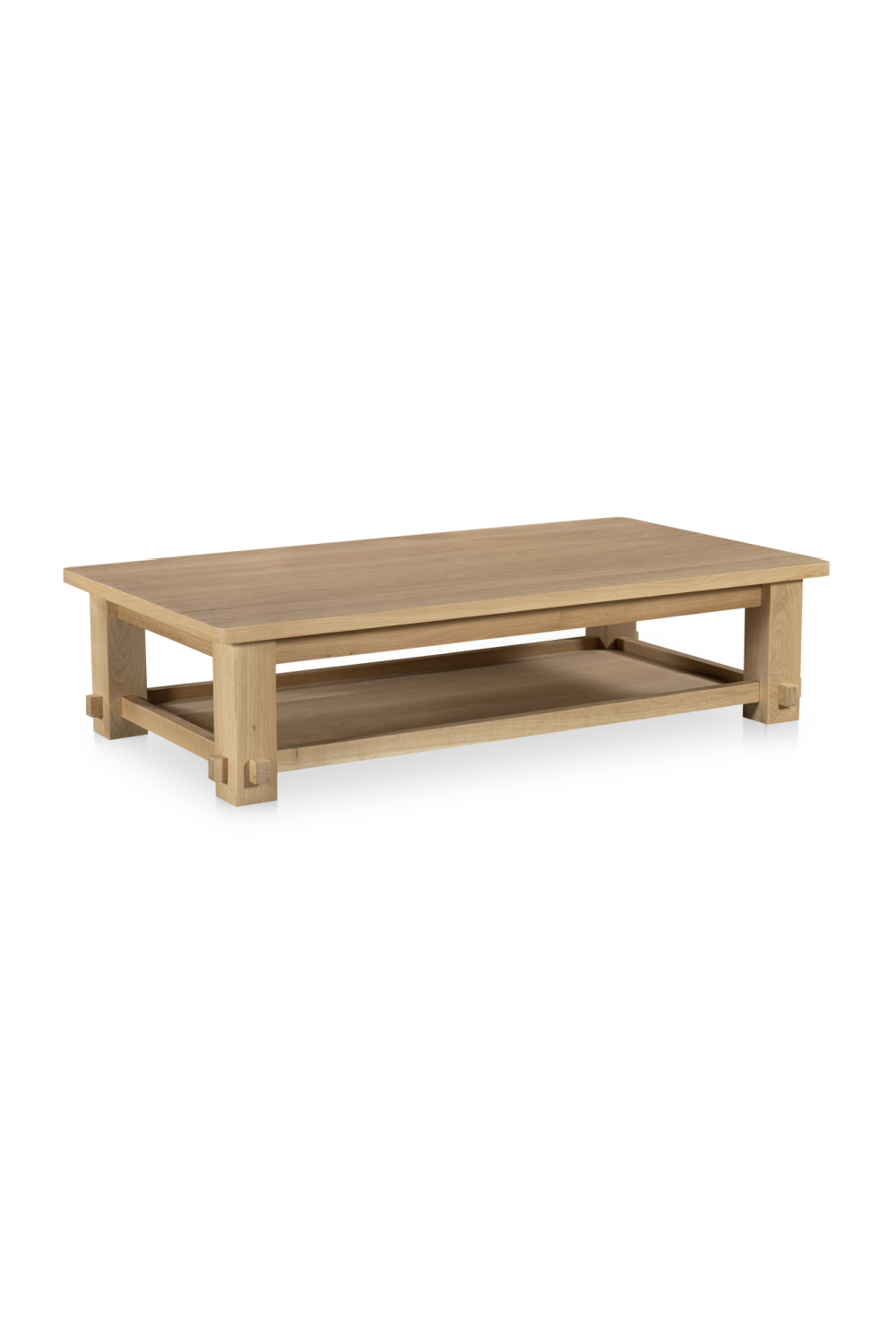 Modern European furniture - Natural Solid Oak Coffee Table - www.oroa.com