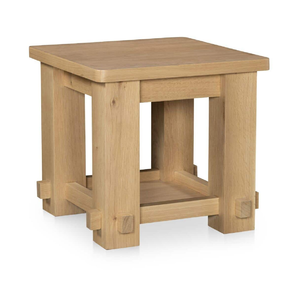 Natural Oak Side Table | Novi Living Morey