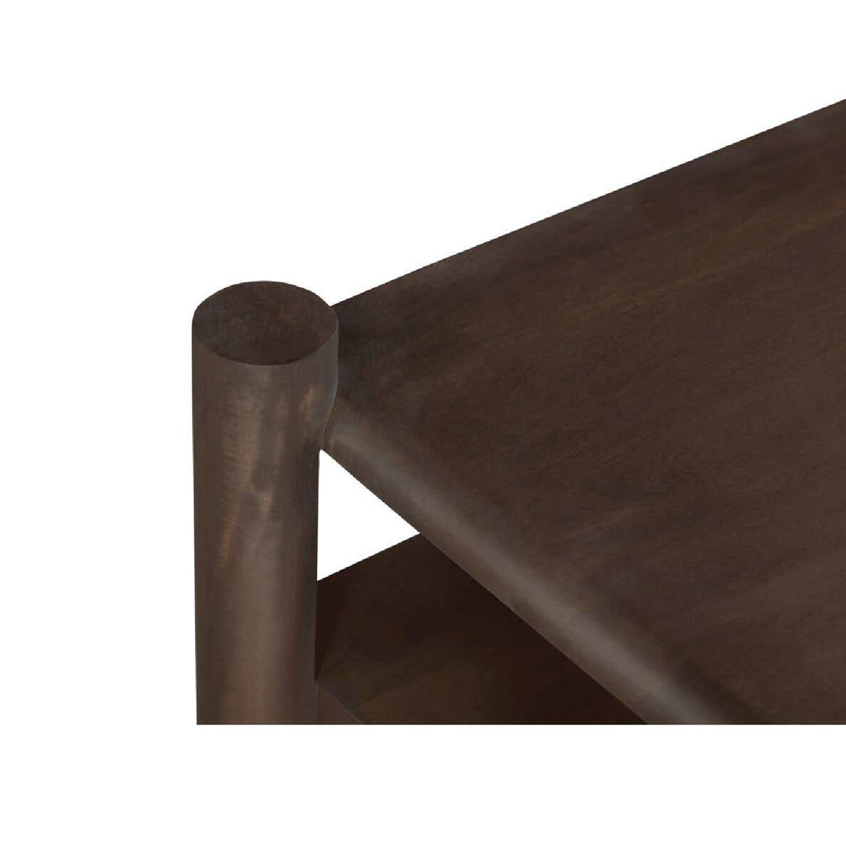 Modern European furniture - Brown Acacia Wood Nightstand - www.oroa.com